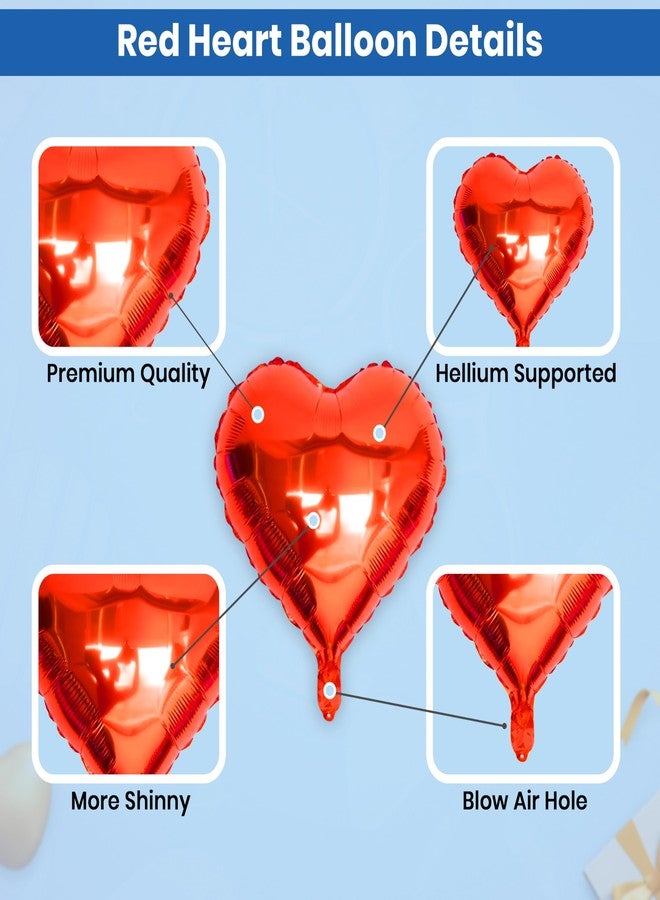 1iAM Happy Fathers Day Decoration Pack of 49 | Golden "DAD I U" & Heart Foil Balloons, Foil Curtain, 40pcs Balloons, Arch & Glue Dot | Perfect Father's Day / Dad Surprise Birthday Party Decor Items - Image 4